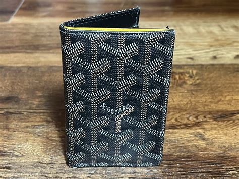 goyard saint pierre card holder|navy Goyard wallet.